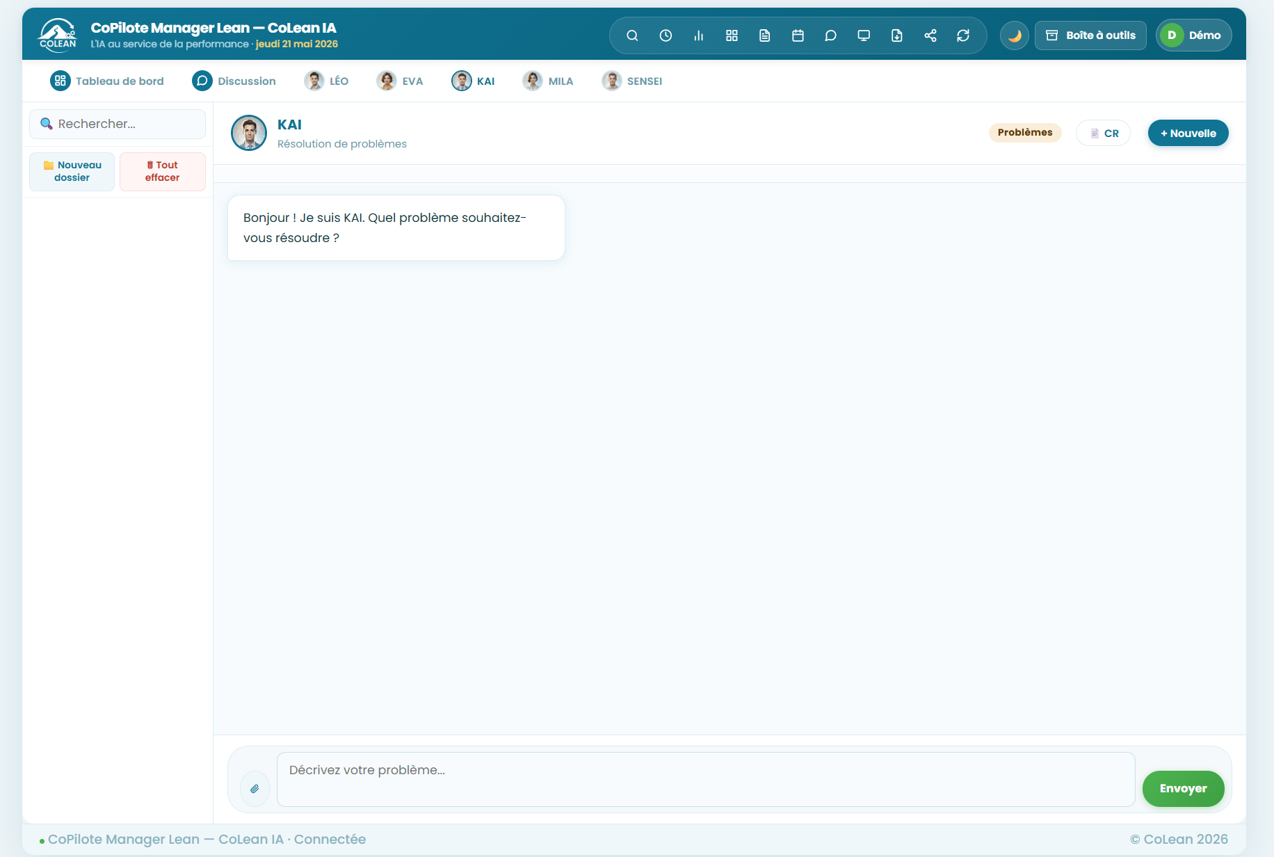 Agent KAI — Résolution de problèmes