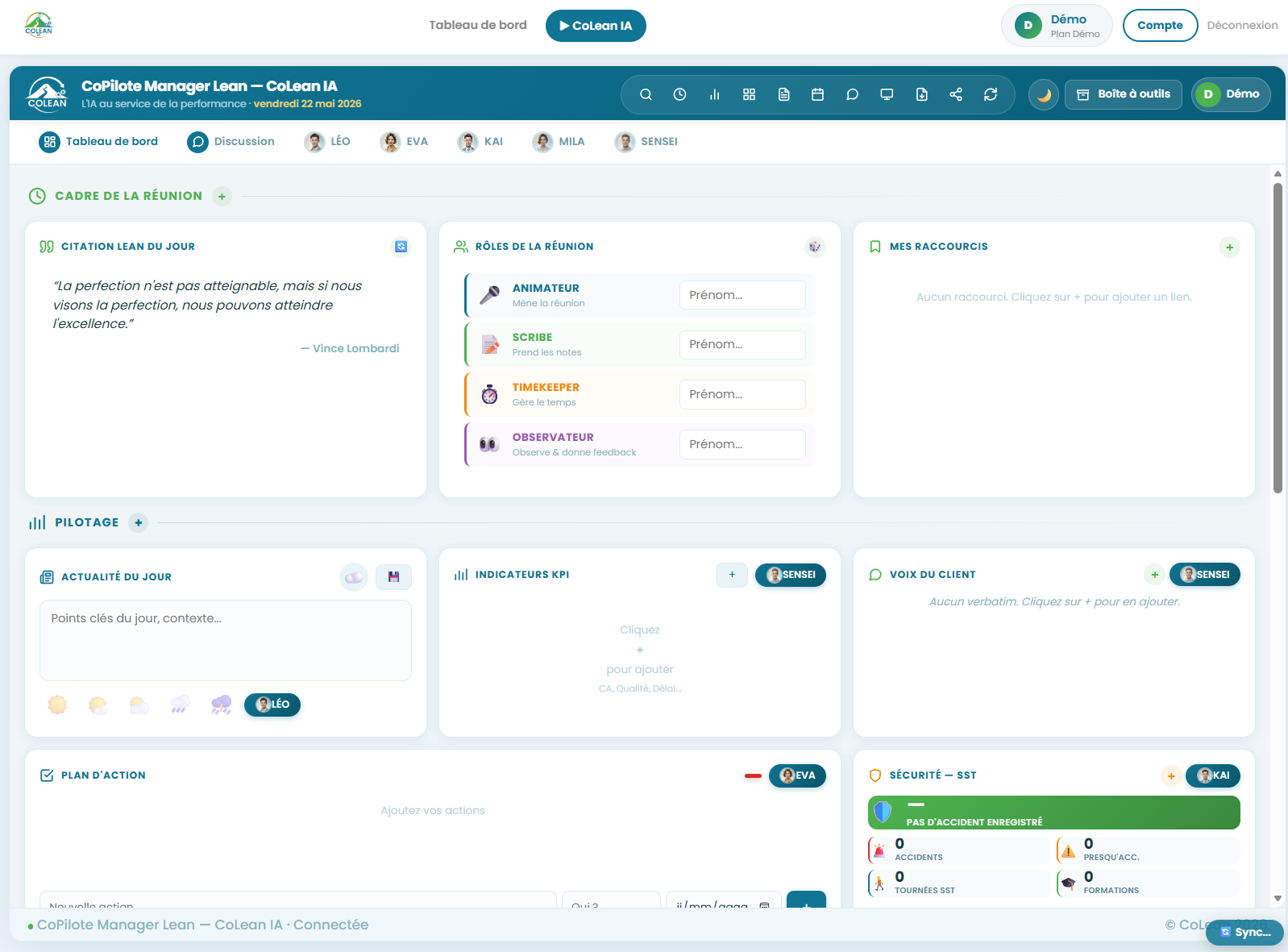 Interface CoLean IA